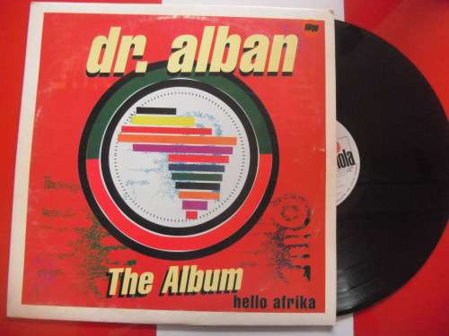 RARE!!! DR ALBAN - HELLO AFRIKA (THE ALBUM) VINYL, LP, RECORD